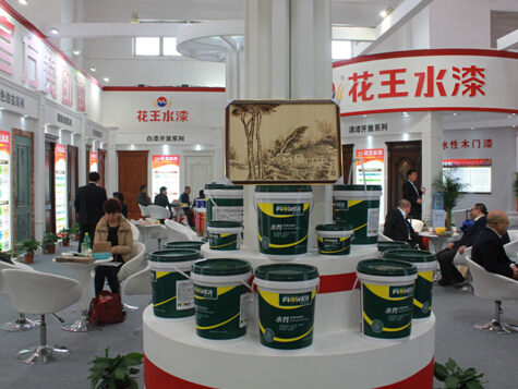花王水漆2015北京木门展，超大展馆人气爆棚！