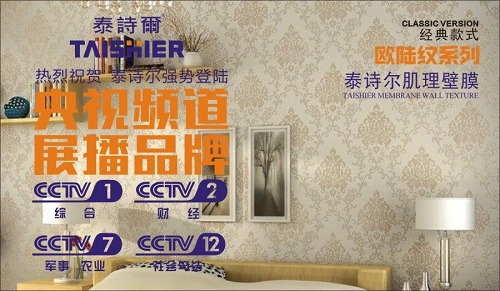 中国制造先锋泰诗尔艺术涂料席卷央视