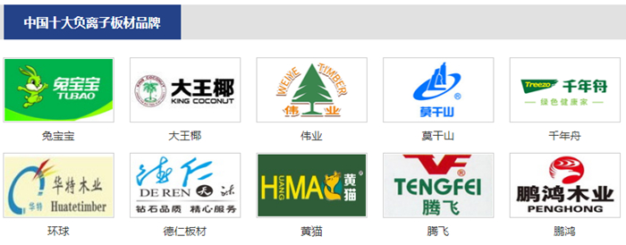 负离子板材十大品牌新鲜出炉,谁将领跑家居新风尚?