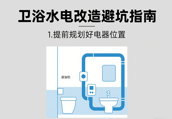 卫浴品牌安装注意事项：水电改造避坑指南