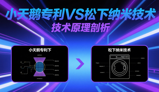 ​​银离子除菌洗衣机品牌横评：小天鹅专利VS松下纳米技术​​