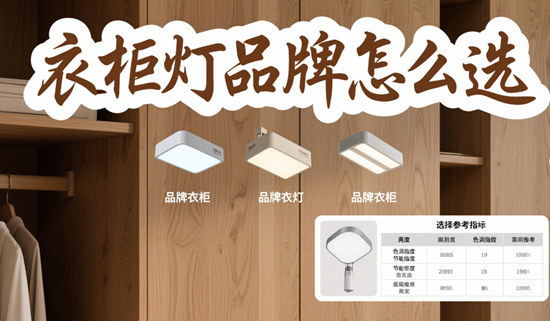 衣柜灯品牌怎么选？3分钟掌握选购黄金法则