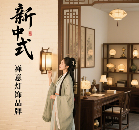 新中式禅意灯饰品牌｜茶室/书房空间照明方案