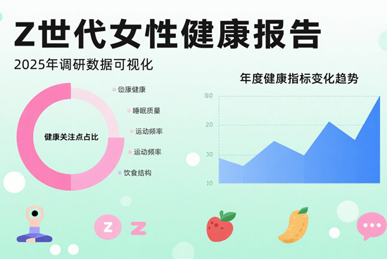 Z世代女性健康报告：89.3%人群年支出超1500元