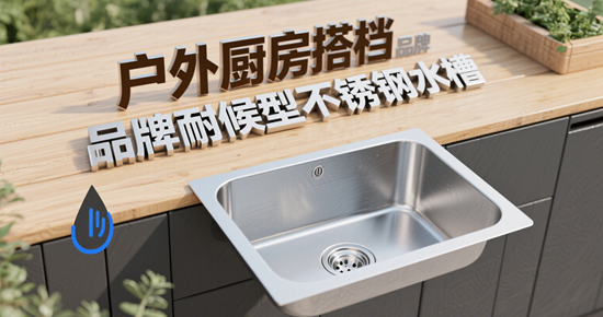 户外厨房搭档：品牌耐候型不锈钢水槽