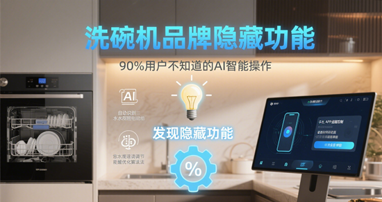 洗碗机品牌隐藏功能：90%用户不知道的AI智能操作