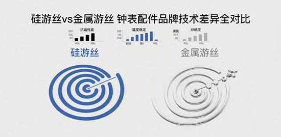 硅游丝vs金属游丝：钟表配件品牌技术差异全对比