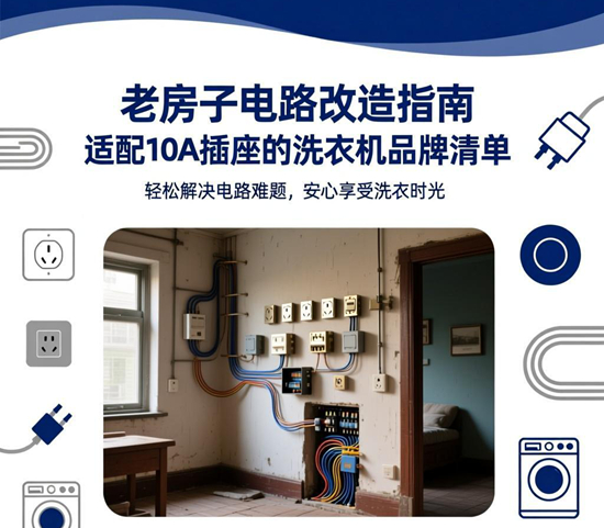 老房子电路改造指南：适配10A插座的洗衣机品牌清单
