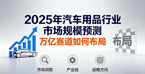 2025年汽车用品行业市场规模预测：万亿赛道如何布局？