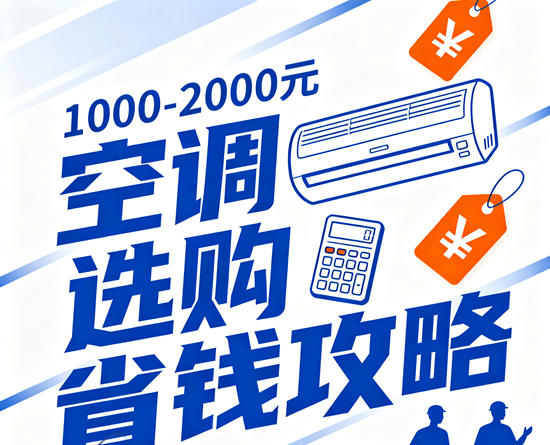 1000-2000元空调品牌清单：打工族省钱攻略