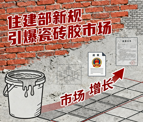 住建部新规引爆瓷砖胶市场，2025年消费量将破2000万吨