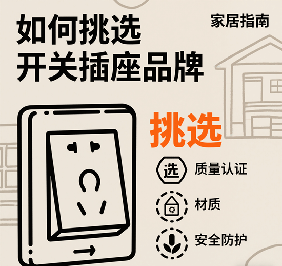 如何挑选开关插座品牌？三步教你避开选购陷阱