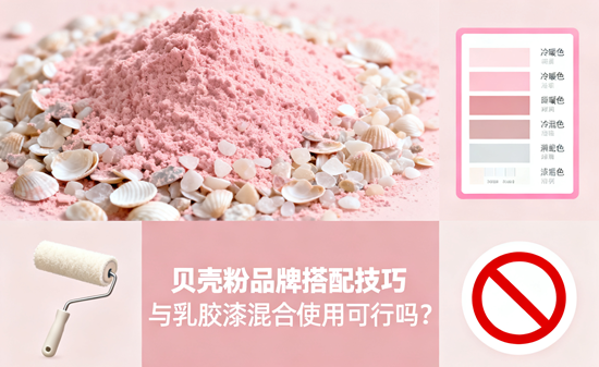 贝壳粉品牌搭配技巧：与乳胶漆混合使用可行吗？