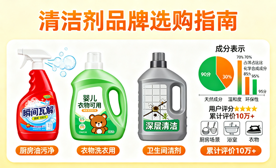清洁剂品牌选购指南：厨房去油专家推荐
