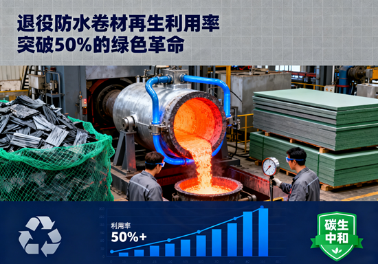 化学回收技术：退役防水卷材再生利用率突破50%的绿色革命