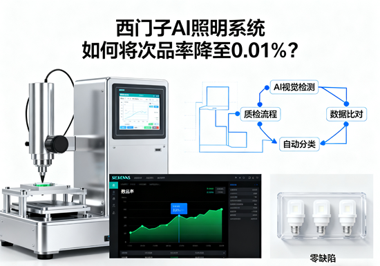 西门子AI照明系统：如何将次品率降至0.01%？