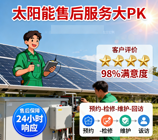 太阳能售后服务大PK！速度之王还是技术大神？看完这篇再装不踩坑！