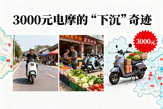 3000元电摩的“下沉”奇迹：63%占比背后，中国经济的毛细血管如何跳动？
