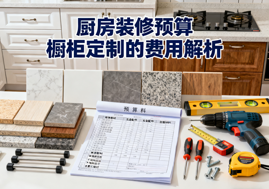 厨房装修预算：橱柜定制的费用解析