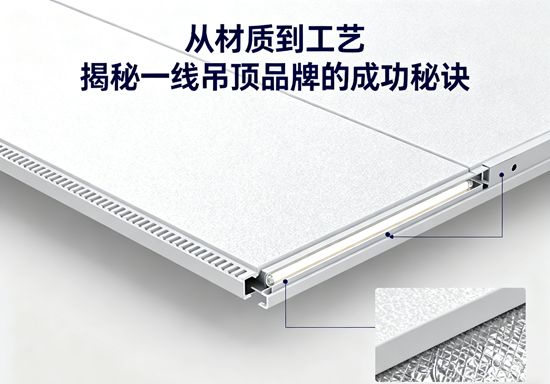 从材质到工艺，揭秘一线吊顶品牌的成功秘诀