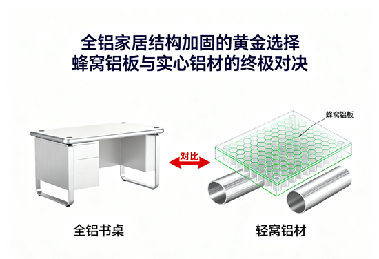 全铝家居结构加固的黄金选择：蜂窝铝板与实心铝材的终极对决