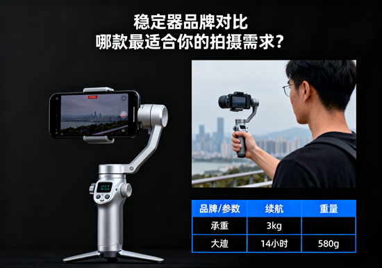 稳定器品牌对比：哪款最适合你的拍摄需求？