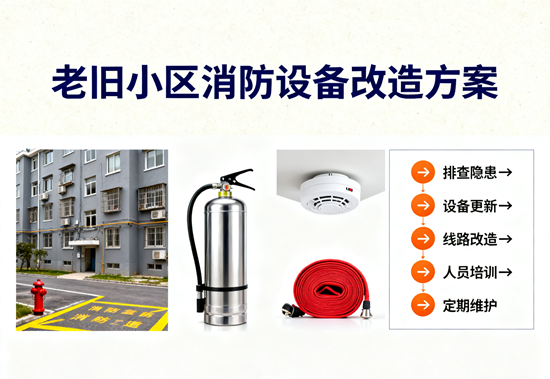 老旧小区消防设备改造方案：低成本高效率实施路径