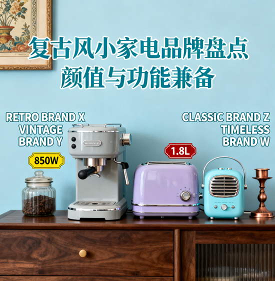 复古风小家电品牌盘点：颜值与功能兼备的选购清单