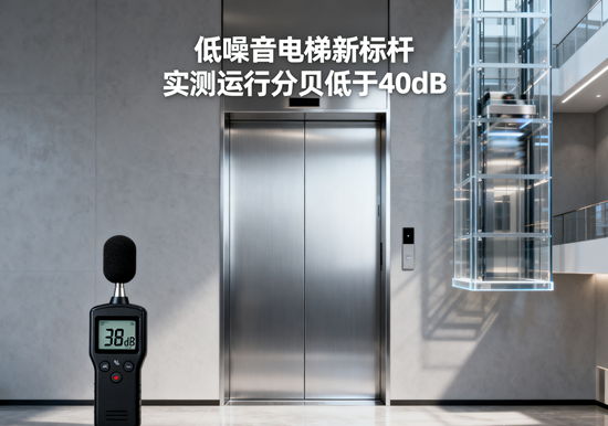 低噪音电梯新标杆：实测运行分贝低于40dB