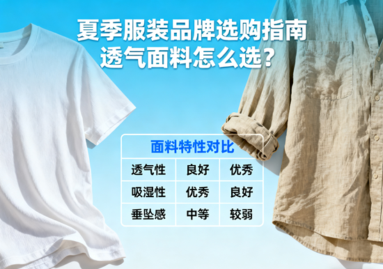 夏季服装品牌选购指南：透气面料怎么选？