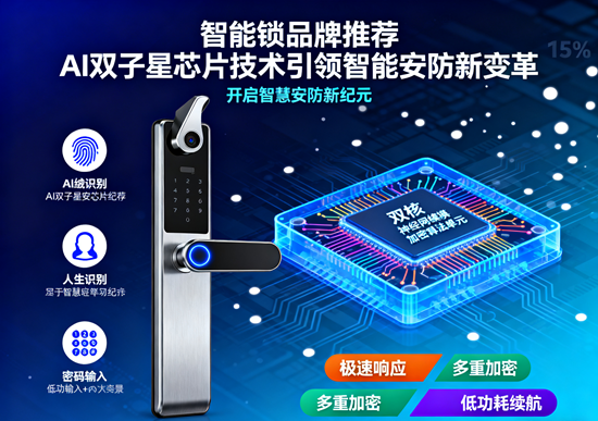 智能锁品牌推荐：AI双子星芯片技术引领智能安防新变革