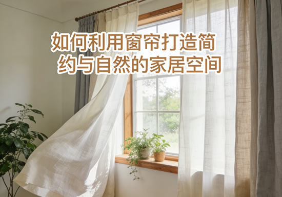如何利用窗帘打造简约与自然的家居空间