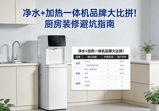 净水+加热一体机品牌大比拼！厨房装修避坑指南
