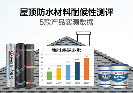 屋顶防水材料品牌测评：耐候性最强的5款产品实测数据