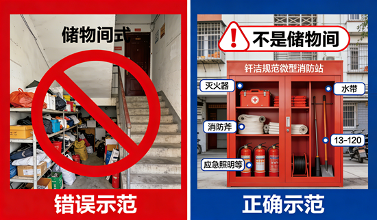 微型消防站不是“储物间”！这份“救命”设备清单与建设标准，社区/单位必看！