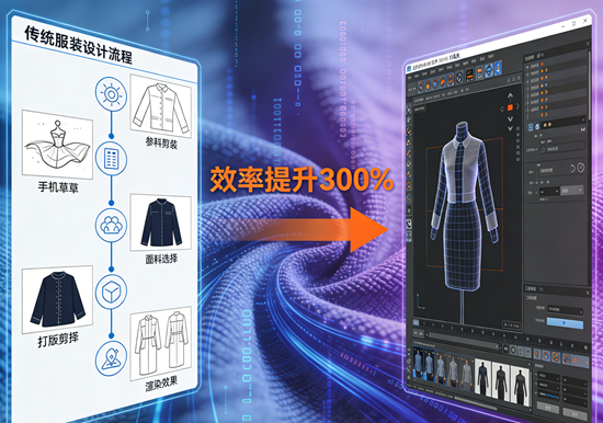 虚拟样衣技术：服装品牌设计效率提升300%的革命性突破