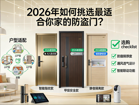 2026年如何挑选最适合你家的防盗门？