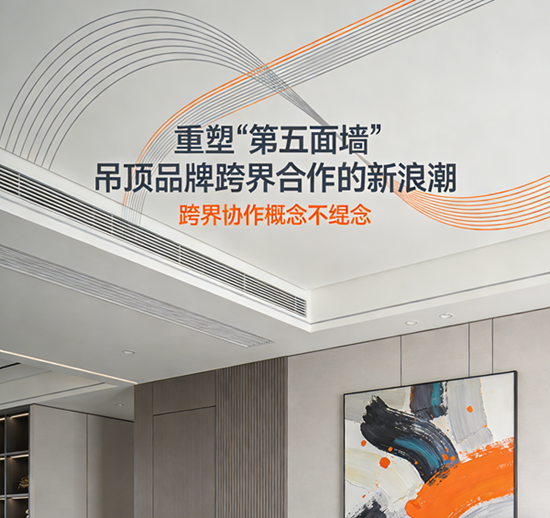 重塑“第五面墙”：吊顶品牌跨界合作的新浪潮