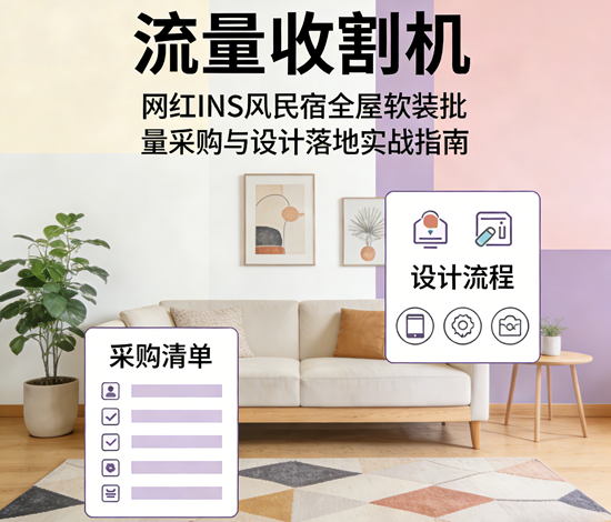 流量收割机：网红INS风民宿全屋软装批量采购与设计落地实战指南