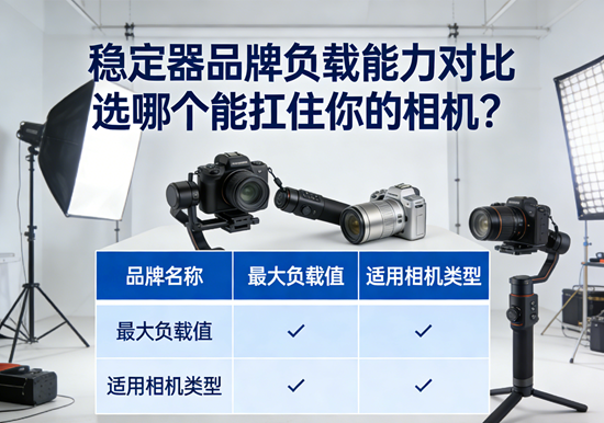稳定器品牌负载能力对比：选哪个能扛住你的相机？