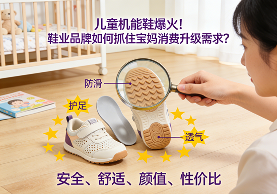 儿童机能鞋爆火！鞋业品牌如何抓住宝妈消费升级需求？