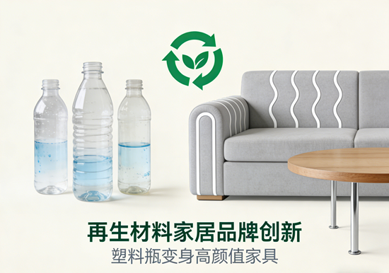 再生材料家居品牌创新：塑料瓶变身高颜值家具
