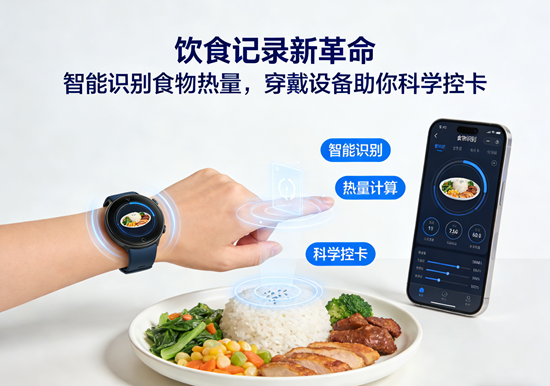 饮食记录新革命：智能识别食物热量，穿戴设备助你科学控卡