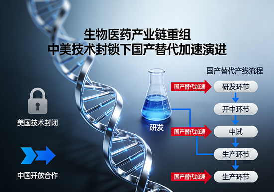 生物医药产业链重组：中美技术封锁下国产替代加速演进