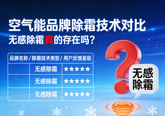 空气能品牌除霜技术对比：无感除霜真的存在吗？