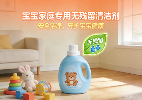 清洁剂品牌选择：宝宝家庭专用无残留款