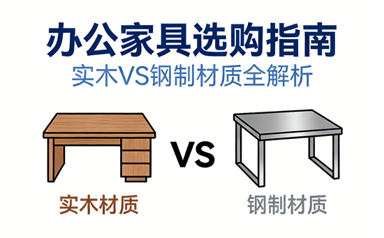 办公家具品牌怎么选？实木与钢制材质全方位对比