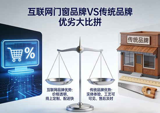 互联网门窗品牌VS传统品牌：优劣大比拼