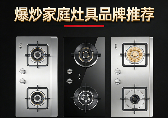 爆炒家庭灶具品牌推荐：5.0kW猛火款TOP8，炒菜快又香
