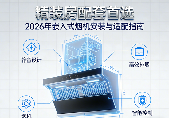精装房配套首选：2026年嵌入式烟机安装与适配指南
